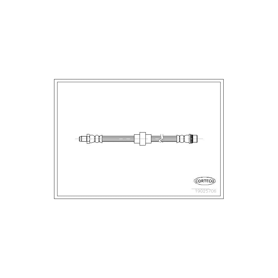 Corteco 19025706 Brake Hose