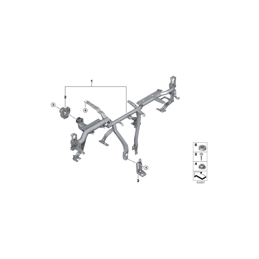 Genuine BMW Mini 51459312760 F55 F56 Spacer Sleeve (Inc. 218i, 214d & Cooper S ALL4)