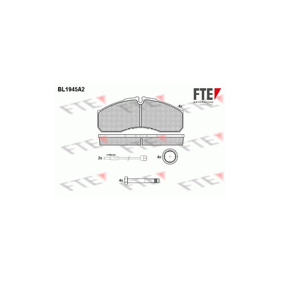 FTE Bl1945A2 Brake Pad Set