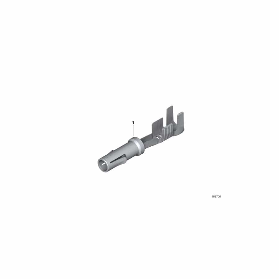 Genuine BMW 12521436206 E34 E90 F30 Bushing Contact 0,5-1,0 mm² AG (Inc. 125d)