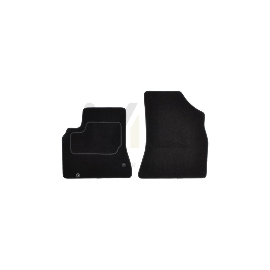 MAMMOOTH A041 CIT45 PRM 01 Floor mat set for CITROテ起 Berlingo II Van (B9) Textile, Front, Quantity: 2, Black