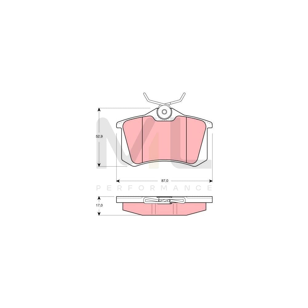 TRW Gdb1438 Brake Pad Set
