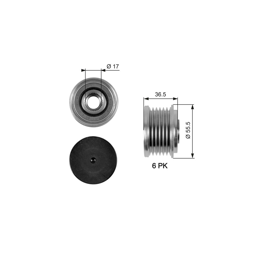 Gates OAP7049 Alternator Freewheel Clutch