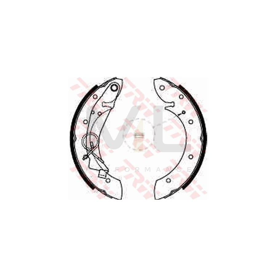 TRW GS8635 Brake Shoe Set