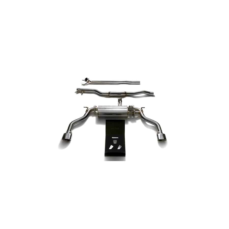Armytrix MBL24-DS19C Valvetronic Exhaust System Mercedes-Benz CLA250 4WD C117 2014-2018 with Dual Chrome Oval