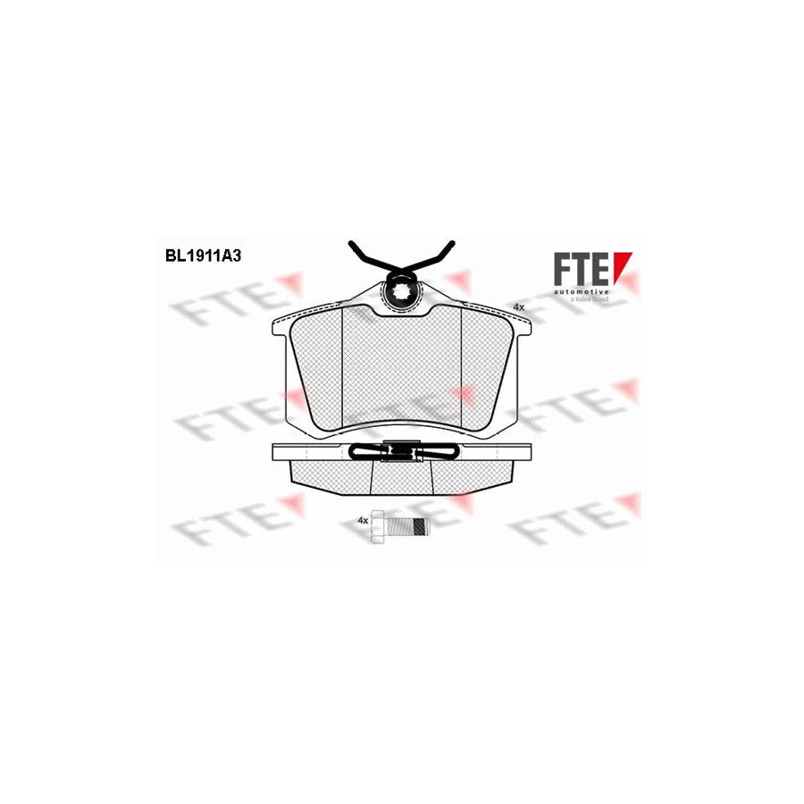 FTE 9010501 Brake Pad Set