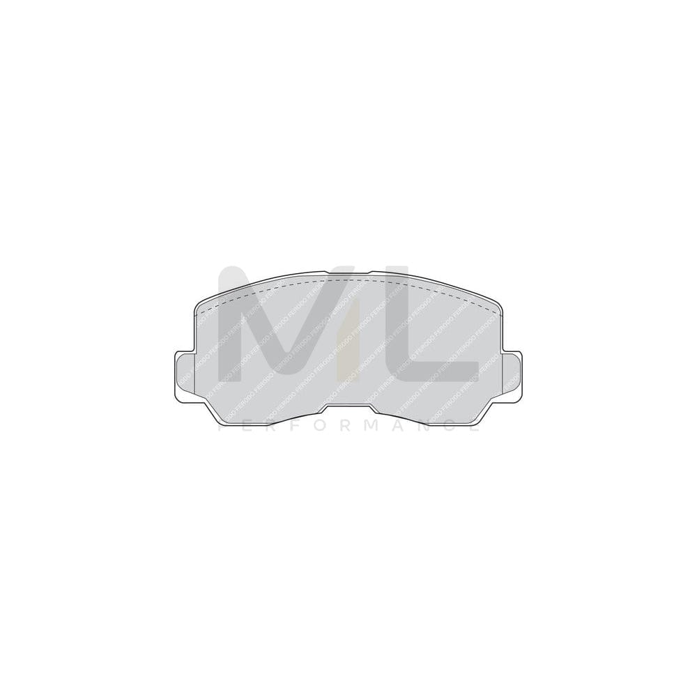Ferodo Premier FDB634 Brake Pad Set Not Prepared for Wear Indicator