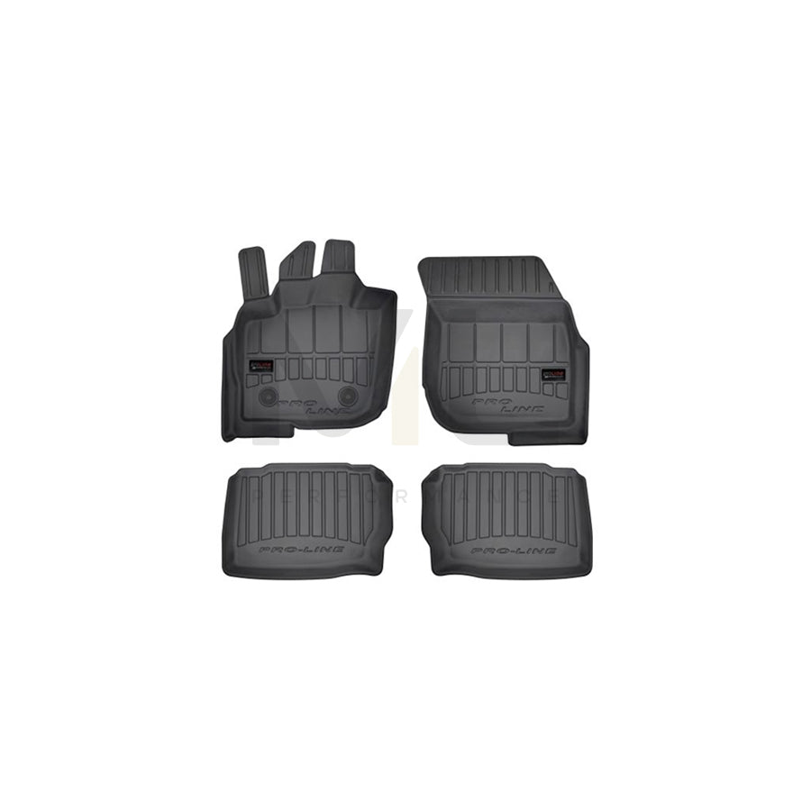 FROGUM Tailored 3D407725 Floor mat set for FORD MONDEO Elastomer, Front and Rear, Quantity: 4, Black, (LHD)