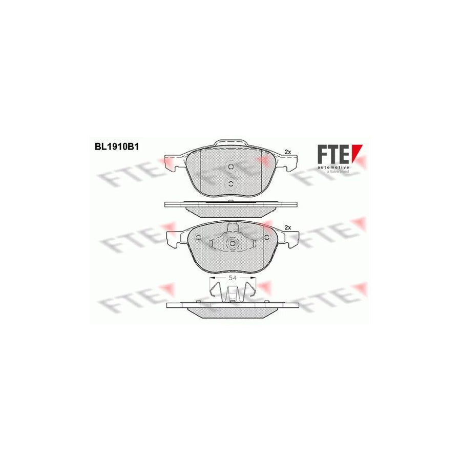 FTE 9010500 Brake Pad Set