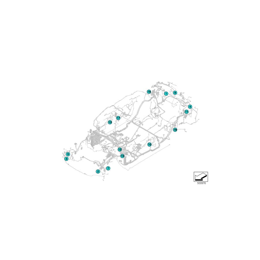 Genuine BMW 61136824832 F40 Socket Housing 3 POL. KOD B. (Inc. 120dX, 118d & 116d)