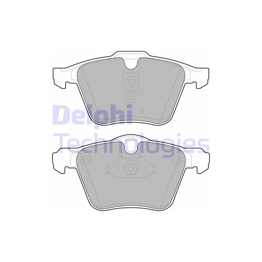 Delphi Lp1968 Brake Pad Set