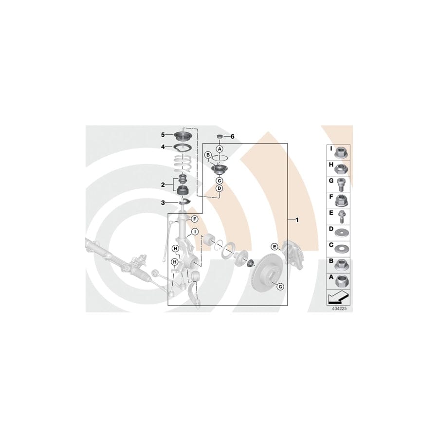 Genuine BMW 31302405877 E91 E92 Repair Kit, Additional Damper Guard Tube VALUE LINE (Inc. 330xd, 328xi & 330xi)