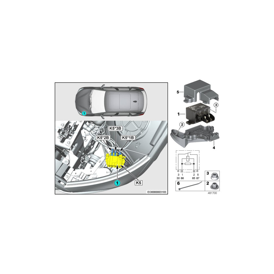 Genuine BMW 61132553329 F48 Holder (Inc. X1 25iX, X1 28iX & X1 20iX)