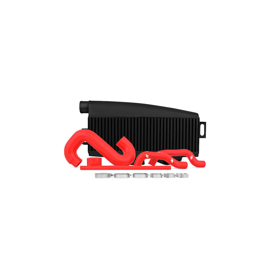Mishimoto MMTMIC-WRX-01BKRD Subaru 02-07 WRX/04-07 STi Top-Mount Intercooler Kit - Powder Coated Black & Red Hoses