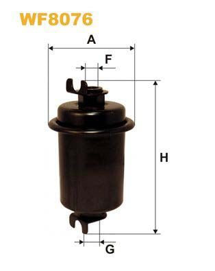 WIX Filters WF8076 Fuel Filter For Hyundai S-Coupé (Slc)