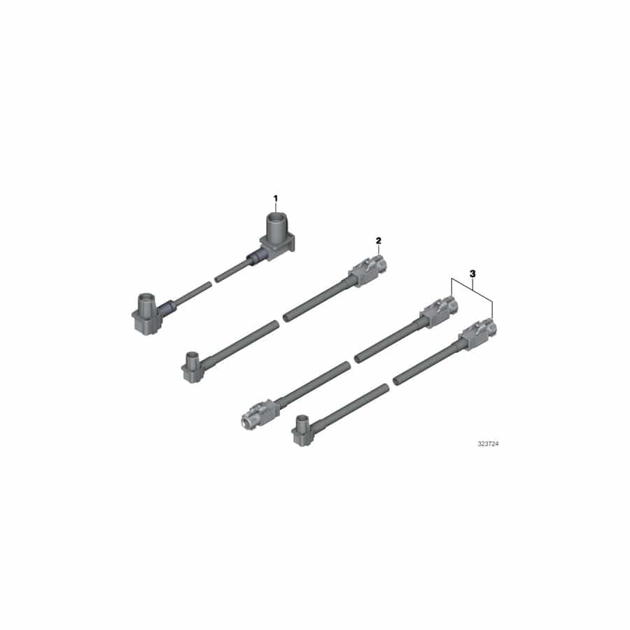Genuine BMW 61119278796 F11 F10 Hsd Wire L= 1335mm (Inc. 525dX, Hybrid 5 & 530d)