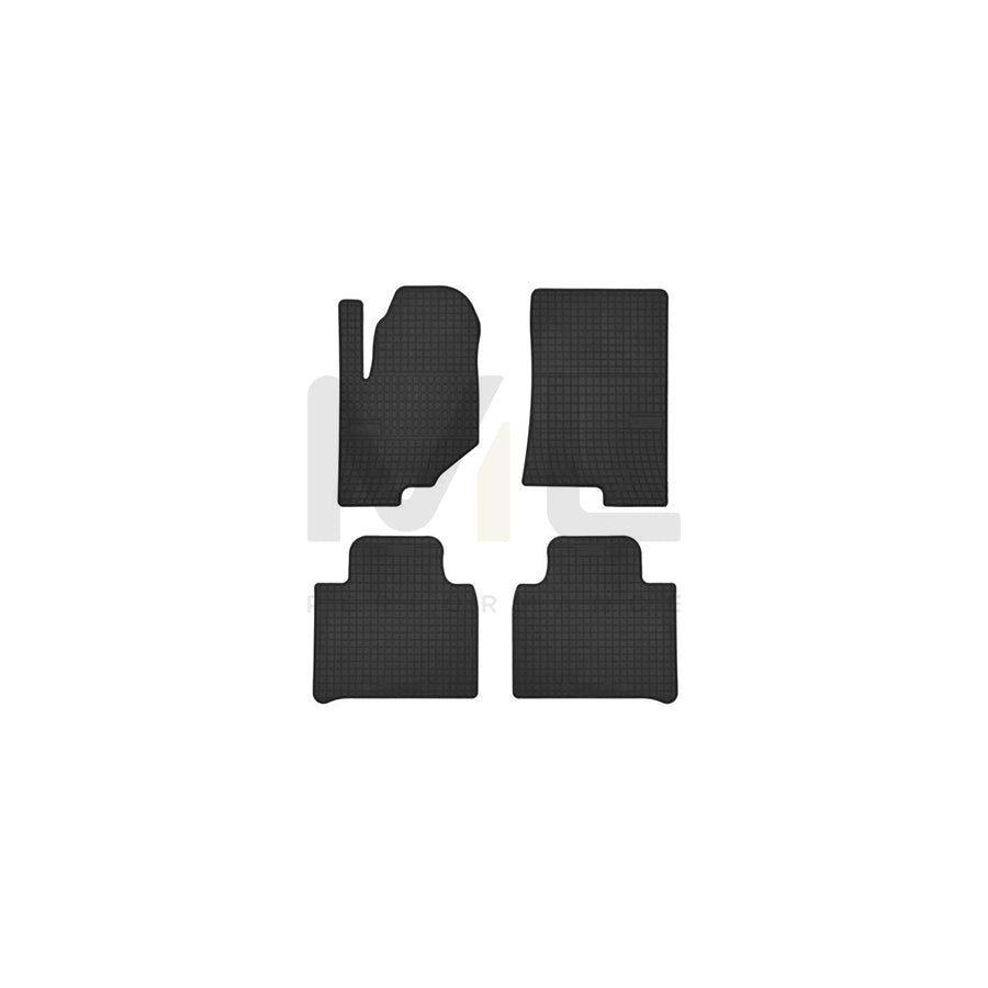 FROGUM Tailored 401914 Floor mat set for SSANGYONG Rexton (Y400) Elastomer, Front and Rear, Quantity: 4, Black, (LHD)
