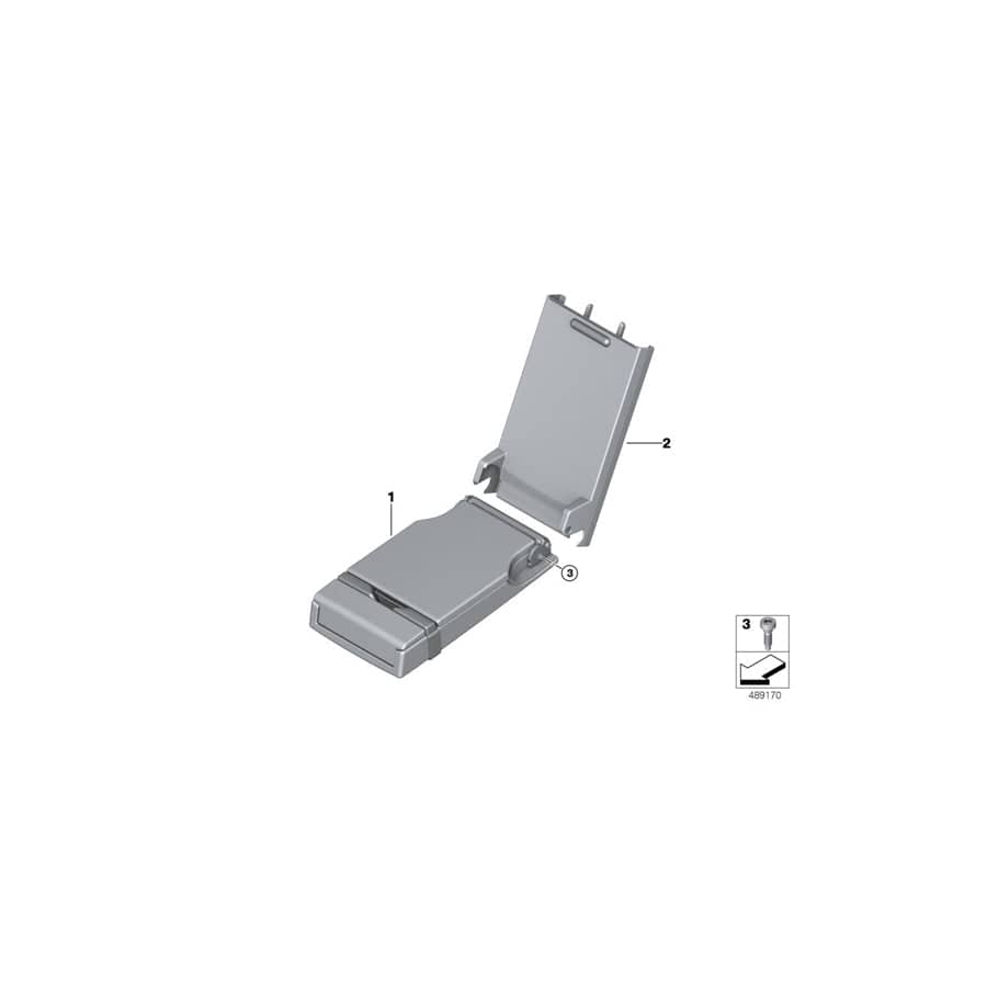 Genuine BMW 52209483014 G16 Center Arm Rest, Leather TARTUFO (Inc. M850iX, 840iX & 840dX)