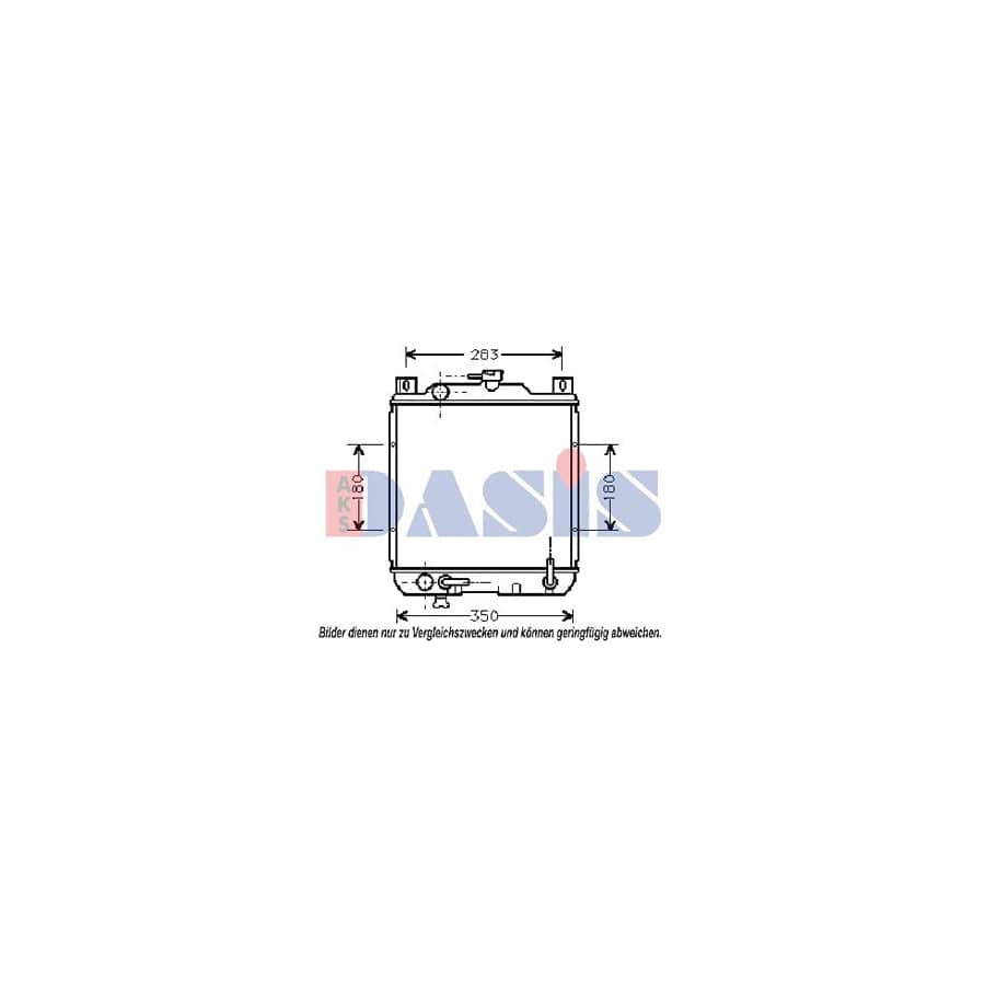 AKS Dasis 320200N Engine Radiator for Suzuki Swift