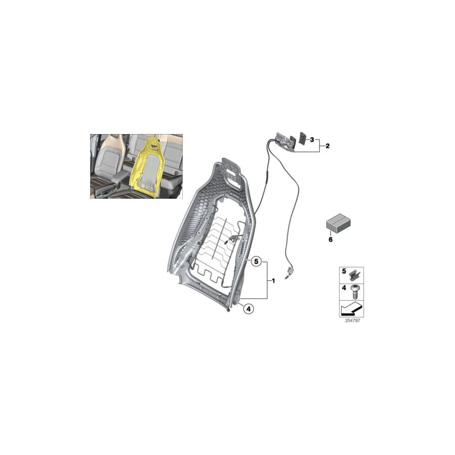 Genuine BMW 52107393686 Handle, Unlocking, Right (Inc. i3 94Ah Rex, i3 60Ah & i8)