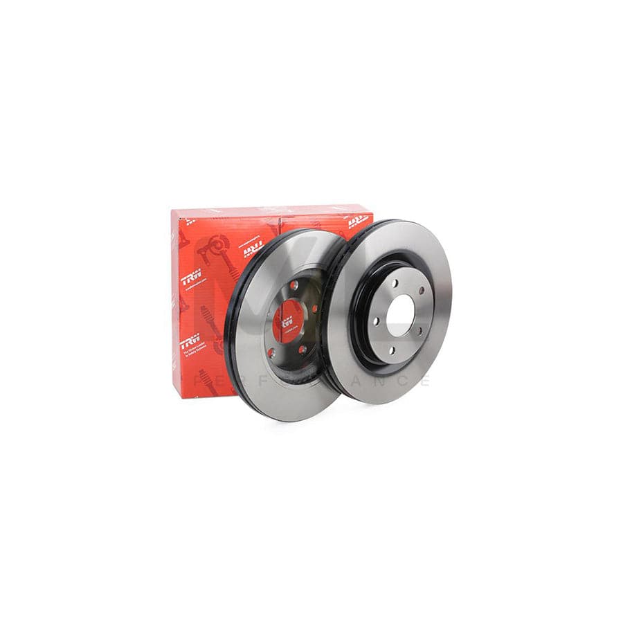 TRW DF4964 Brake Disc Vented, Painted, High-carbon - 1 piece