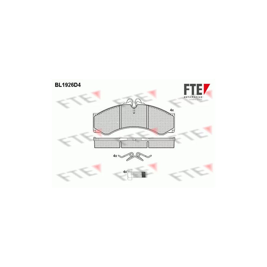 FTE 9010515 Brake Pad Set for VW Lt