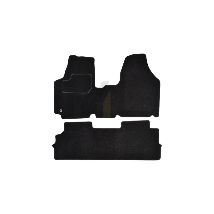 MAMMOOTH A041 CIT275 PRM 01 Floor mat set for CITROテ起 Dispatch II MPV (VF7) Textile, Front and Rear, Quantity: 2, Black
