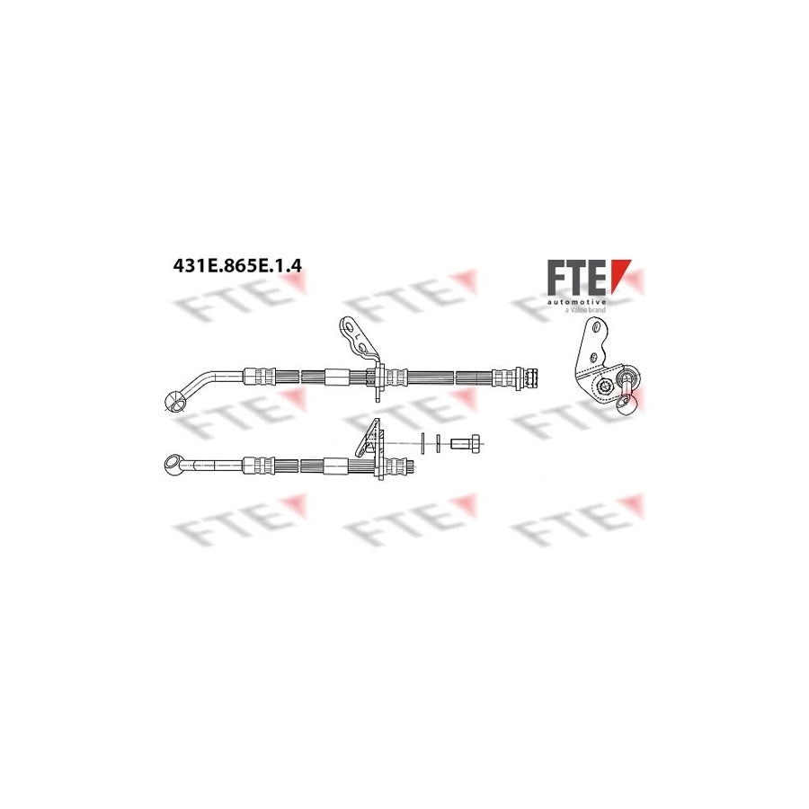 FTE 431E.865E.1.4 Brake Hose for Honda CIVIC