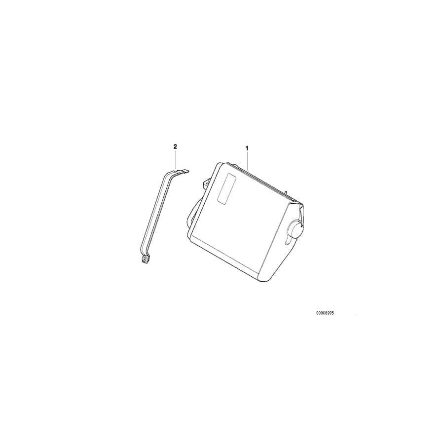 Genuine BMW 64128383259 E39 Latent Heat Accumulator (Inc. 540iP, 540i & 535i)