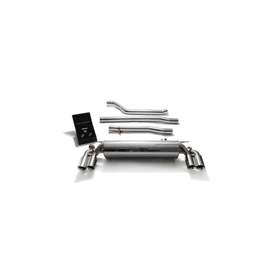 Armytrix BMG35-QS38C Valvetronic Exhaust System BMW 550i G30 | G31 2017+ with Quad Chrome 4"