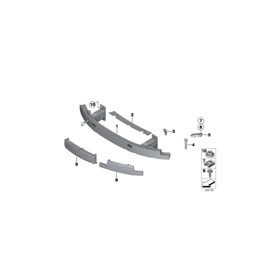 Genuine BMW 51117008828 E63 E64 Shock Absorber Front Right (Inc. 645Ci, 650i & 630i)