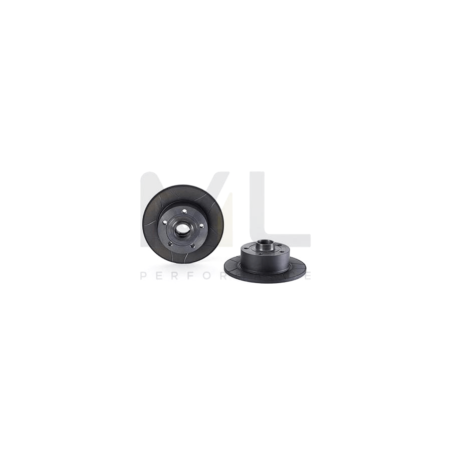 brembo-max-line-08-6911-75-brake-disc-for-audi-a4-slotted-solid-coated-without-abs-sensor-ring-without-wheel-bearing-set