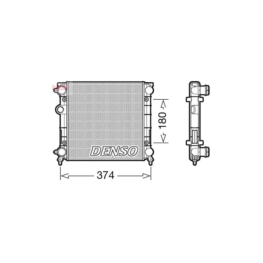 DENSO DRM22003 Engine Radiator