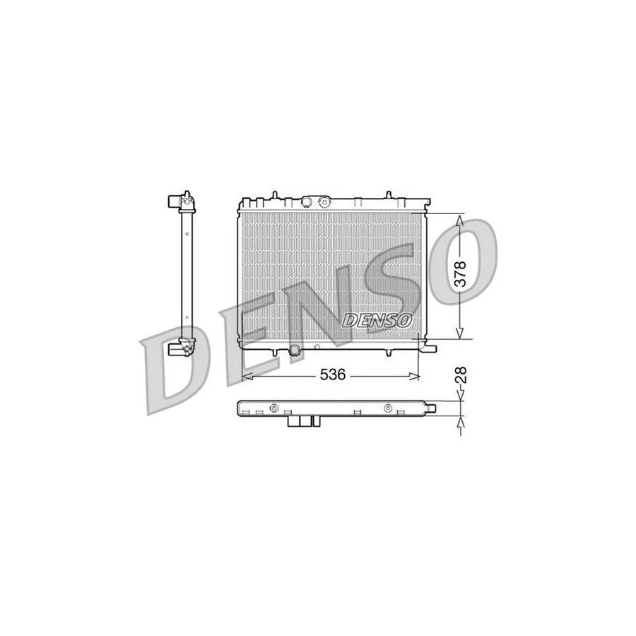DENSO DRM07021 Engine Radiator