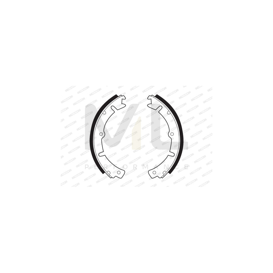 Ferodo Premier FSB109 Brake Shoe Set for Opel Kadett