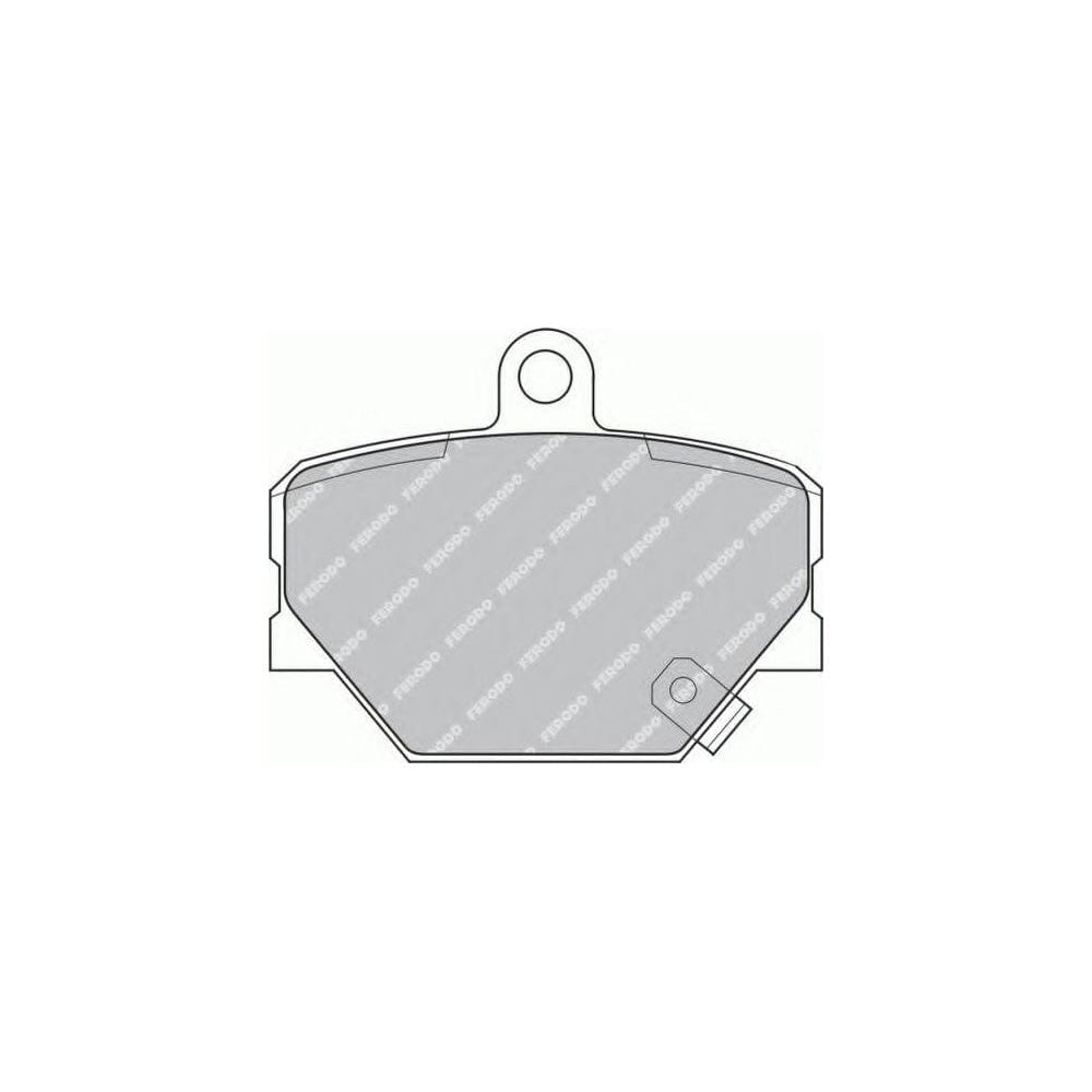 Ferodo Sl FSL1162 Brake Pad Set With Acoustic Wear Warning
