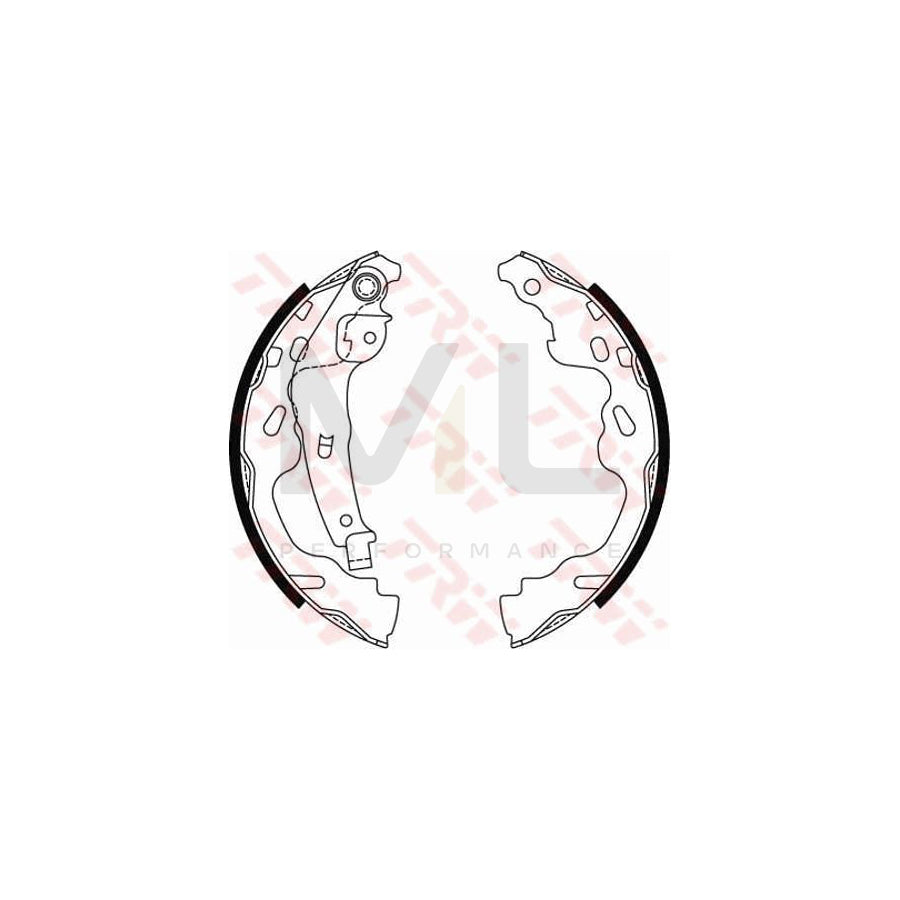 TRW GS8480 Brake Shoe Set