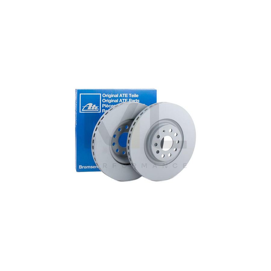 ATE 24.0130-0225.1 Brake Disc Vented, Coated, High-carbon, with bolts/screws - 1 piece