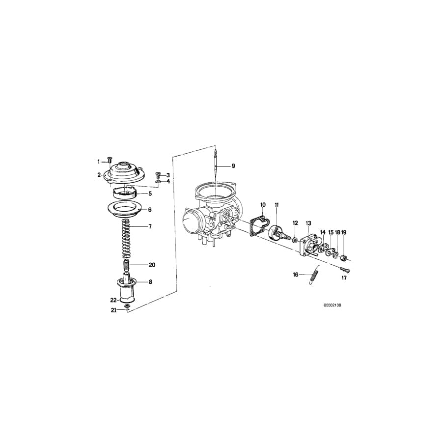 Genuine BMW 13111254754 Housing (Inc. R65T, R45 & R65LS)