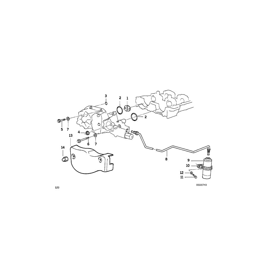 Genuine BMW 11311318122 E36 Cover (Inc. M3 & Z3 M)