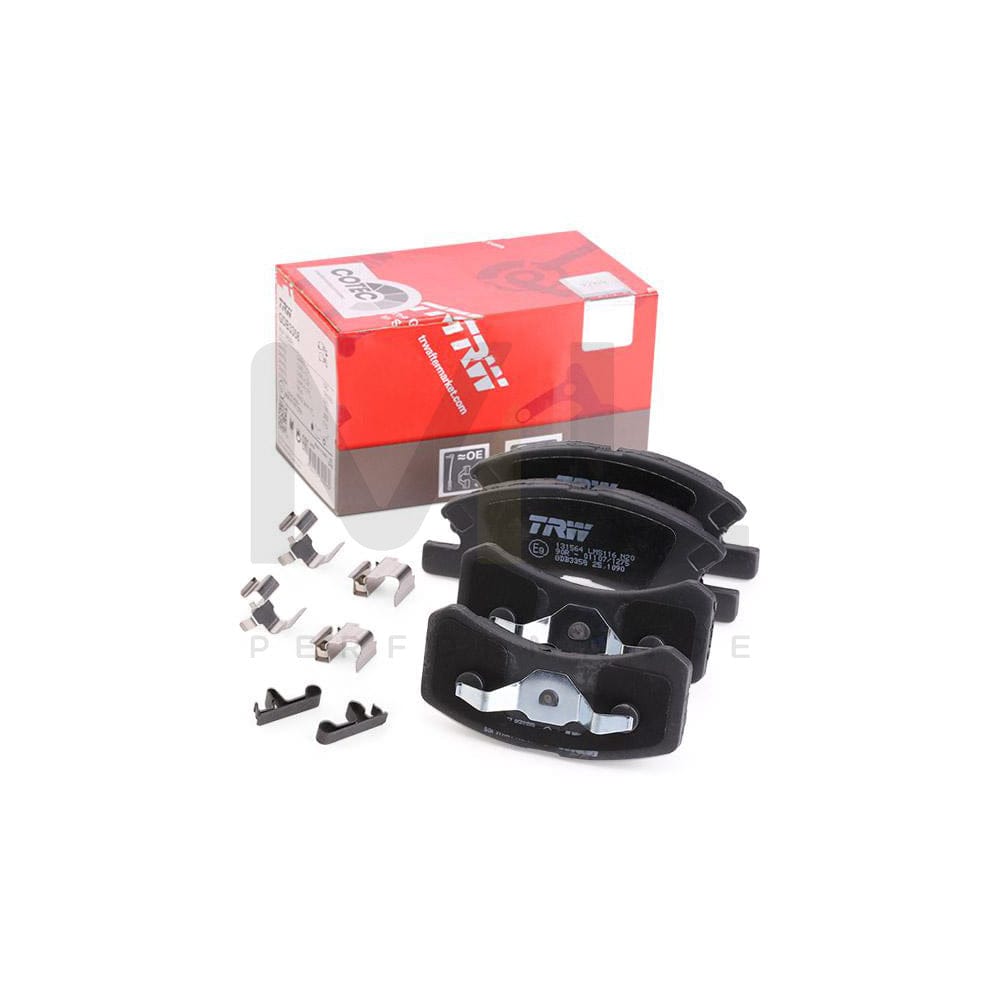 TRW Cotec Gdb3358 Brake Pad Set With Acoustic Wear Warning, With Accessories