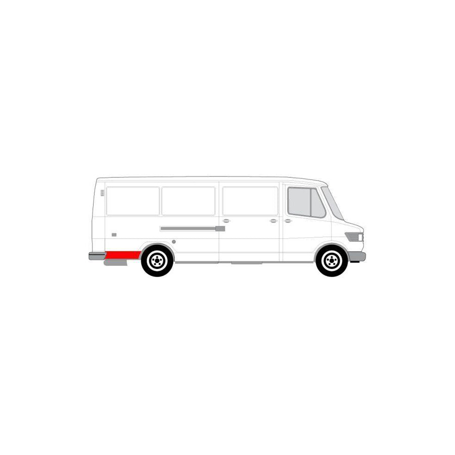 Blic 6504-03-3545606P Sidewall Suitable for Mercedes-Benz T1 Bus