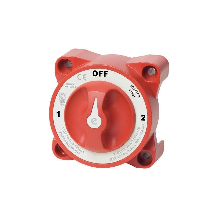 Blue Sea Systems Switch Battery e-Series Selector 3 Position with AFD - 11001B-BSS