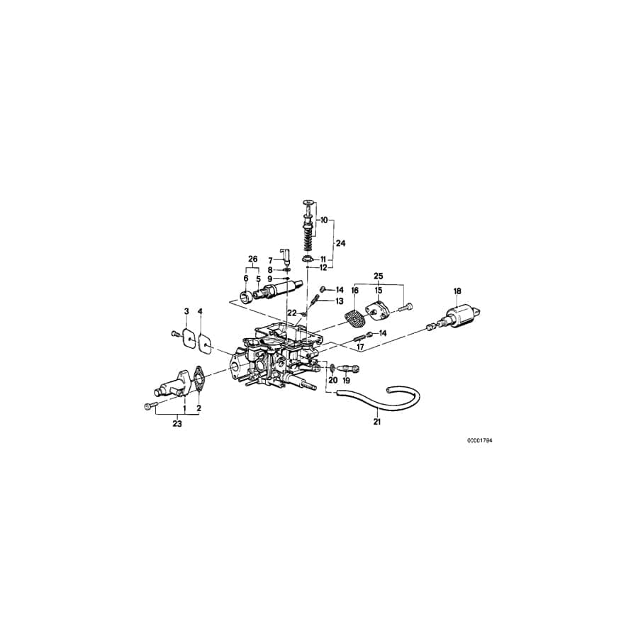 Genuine BMW 13111276932 E21 E28 E12 Gasket (Inc. 518, 316 & 315)