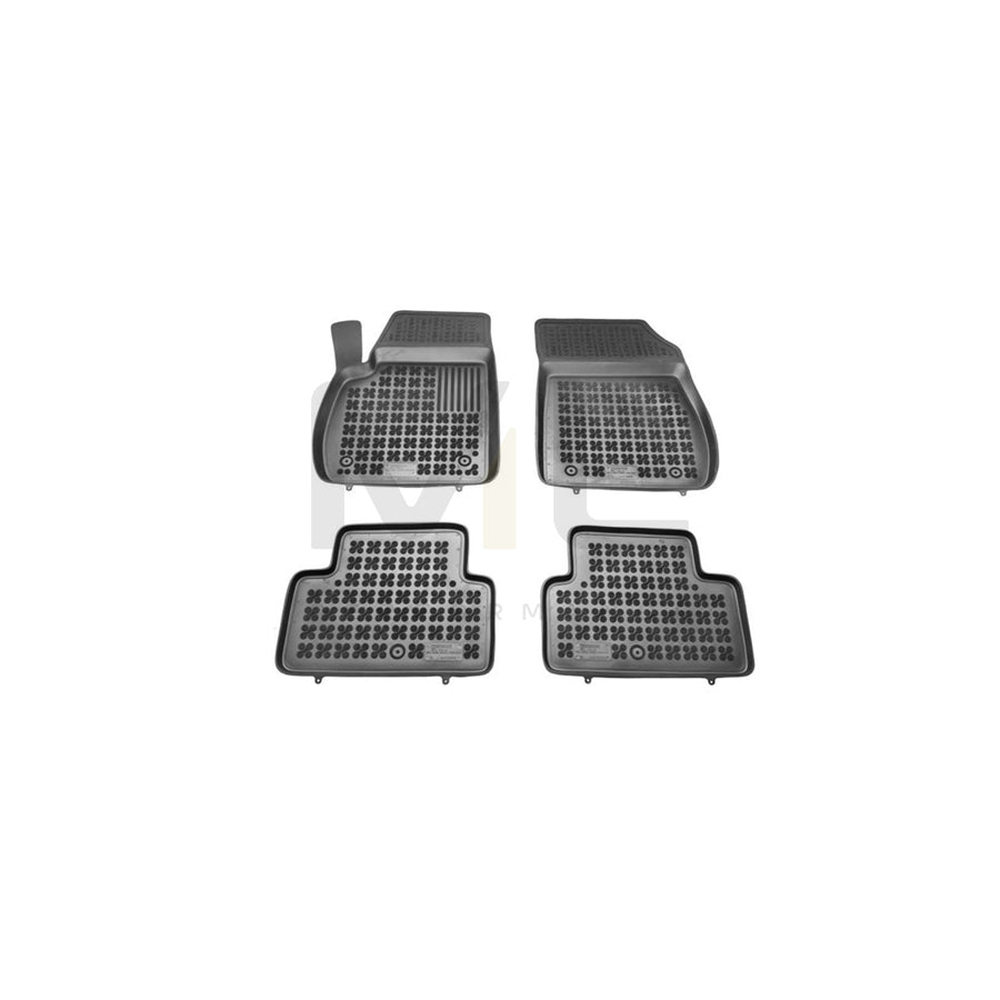 REZAW PLAST 200518 Floor mat set for OPEL Zafira C Tourer (P12) Elastomer, Front and Rear, Black
