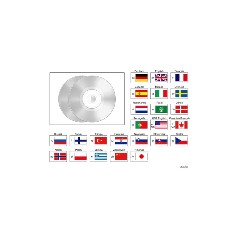 Genuine BMW 01399789699 E64 E36 E60 Cd Literature LITERATUR (Inc. Z3 1.9, X3 3.0d & X6 35dX)