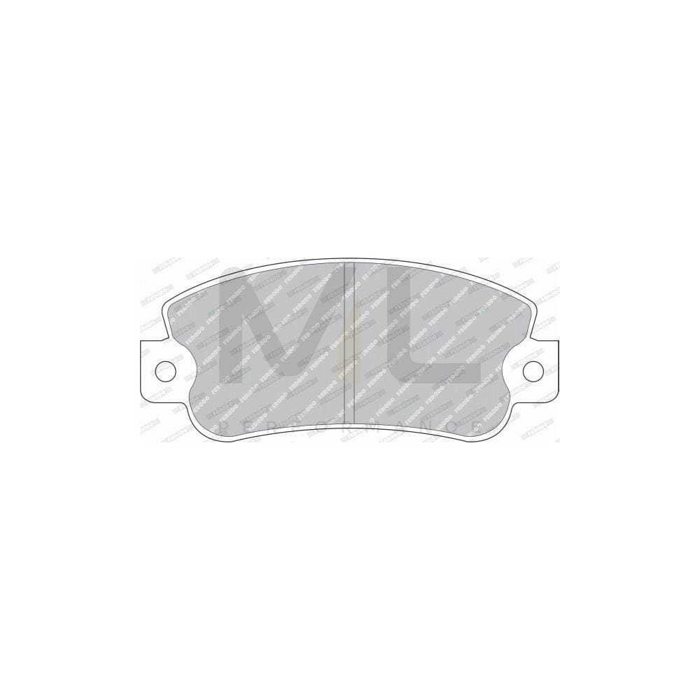 Ferodo Premier FDB351B Brake Pad Set Not Prepared for Wear Indicator