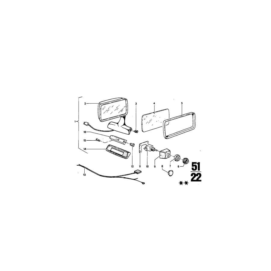 Genuine BMW 51161833196 Seal Right (Inc. 3.0Si, 3.3L & 3.0CSi)