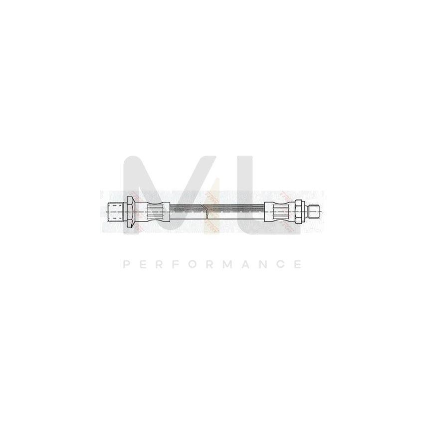 TRW PHC176 Brake Hose for MG MBG GT Coupe 235mm, 7/16 20