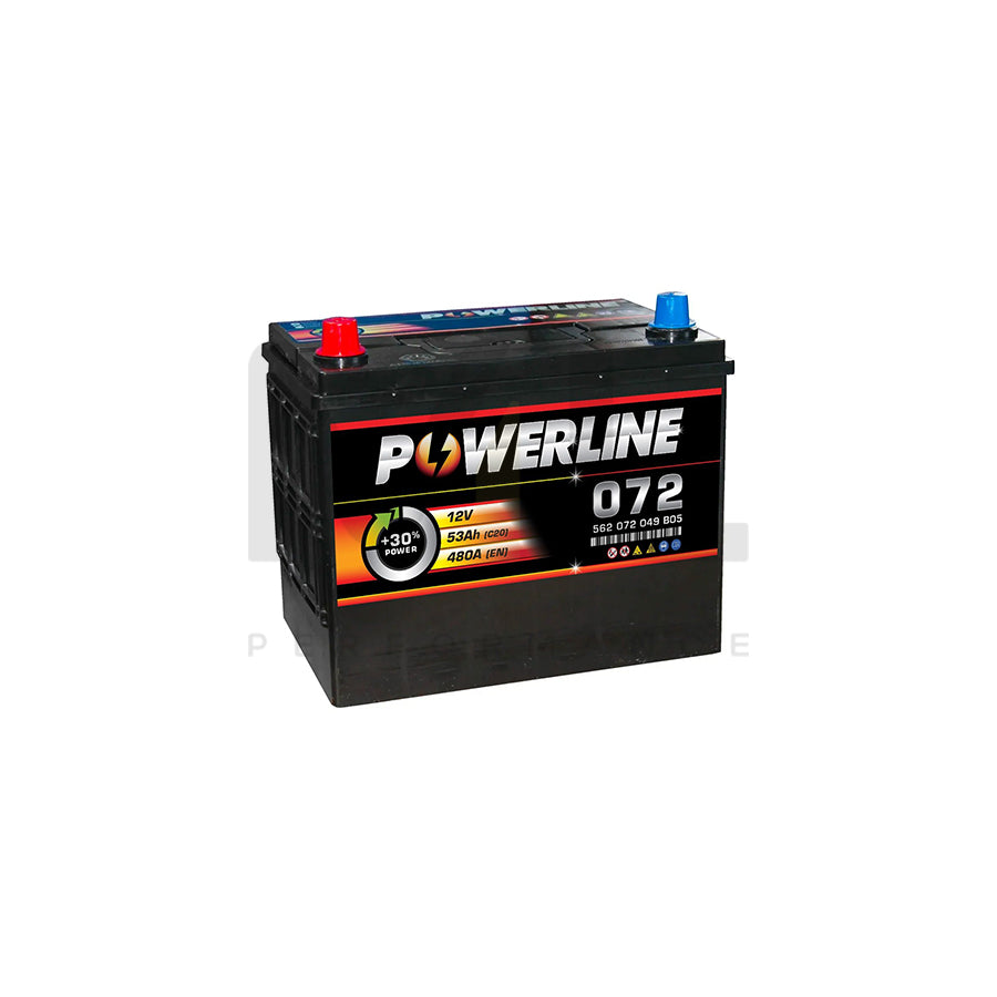 Powerline 072 Car Battery 12V